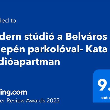 Modern Studio A Belvaros Koezepen Parkoloval- Kata Studioapartman Győr Kültér fotó